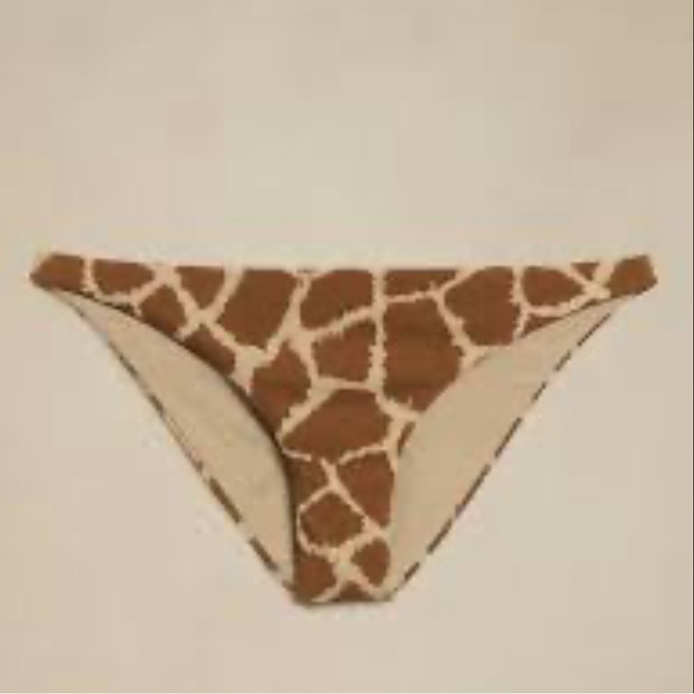 Onia Ashley Pique Bikini Bottoms Size Medium.
